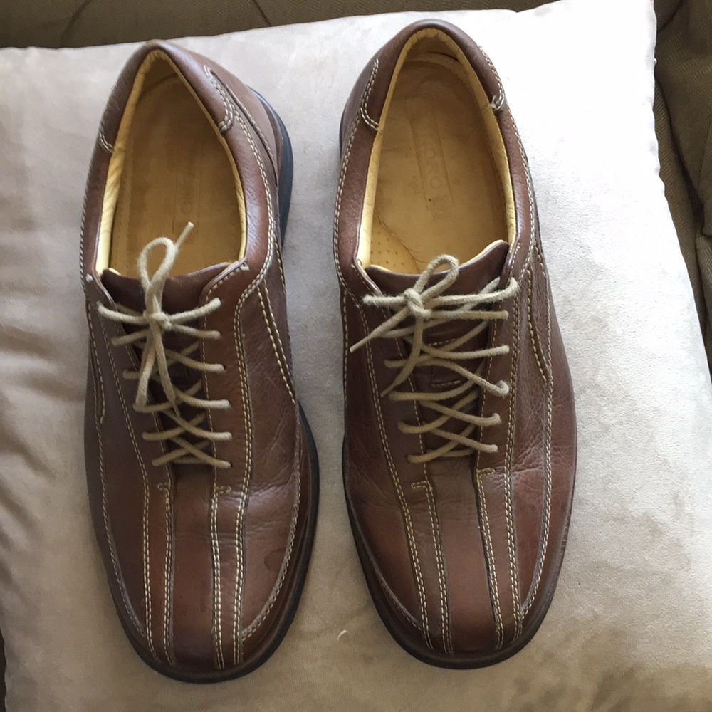 Sandro comfort walk brown leather size 12 D